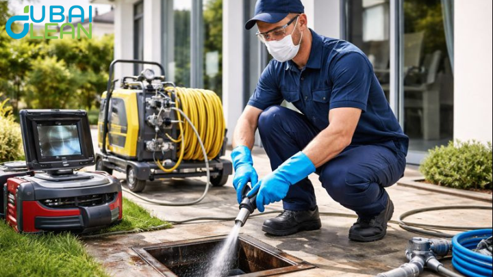 villa pipe root removal dubai