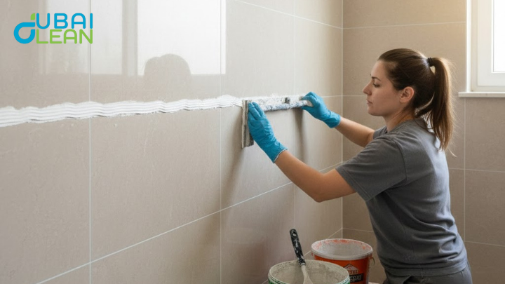 regrout a shower tiles