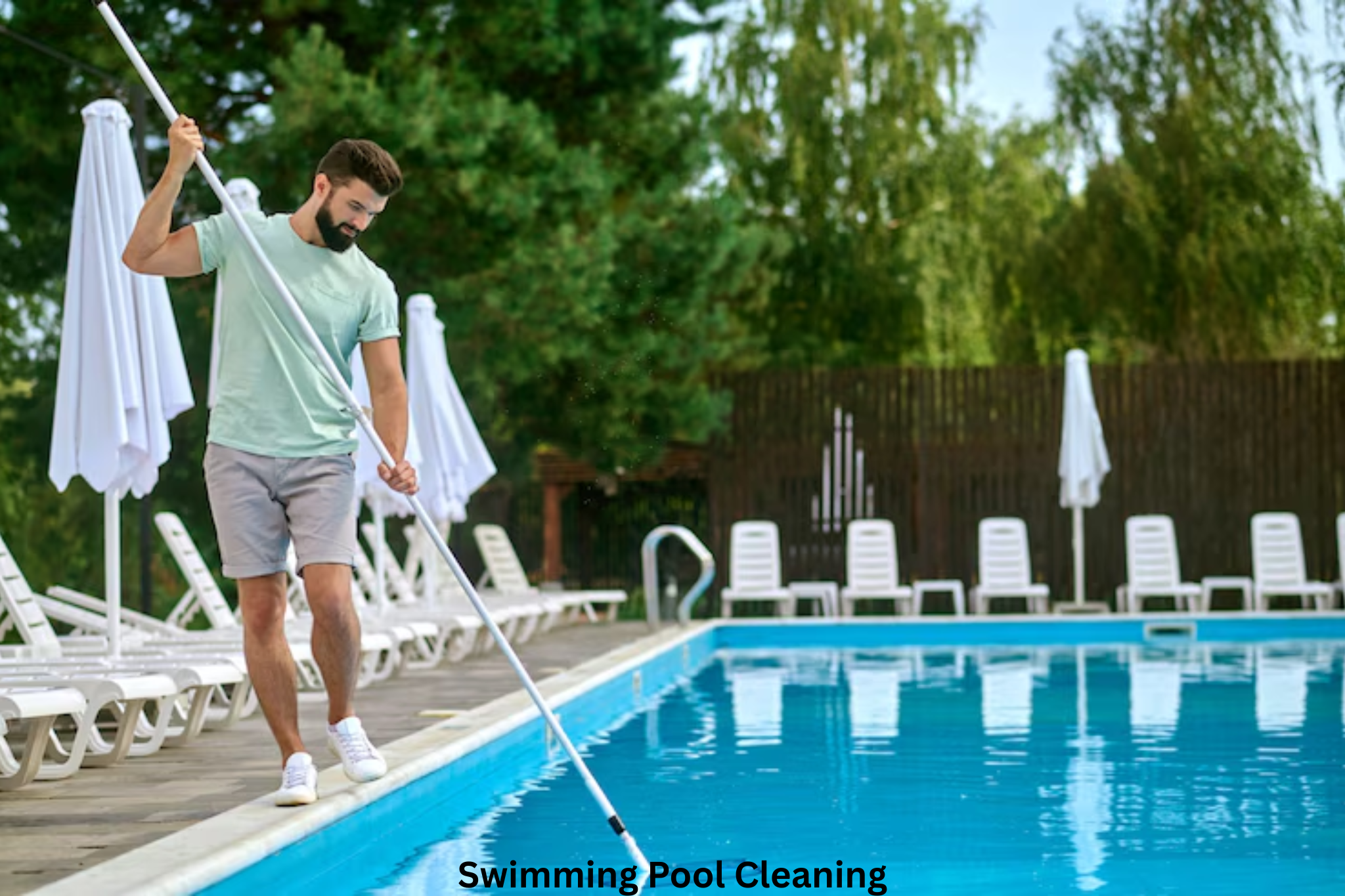 swimming pool cleaning