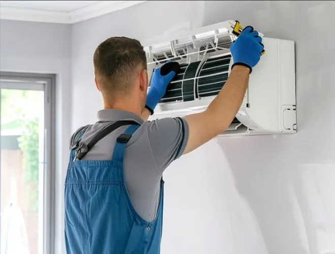 ac coil cleaning inside