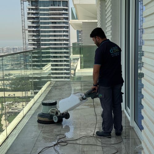 balcony deep cleaning