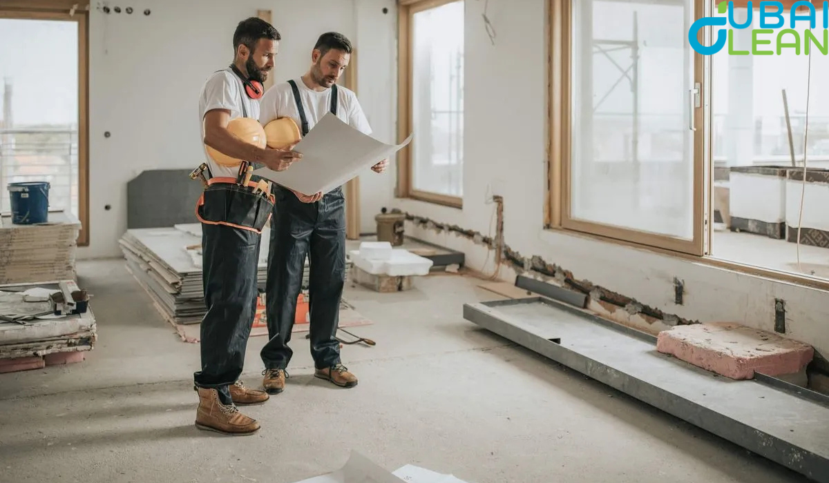 how clean dirty house after construction