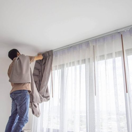 curtain fixing