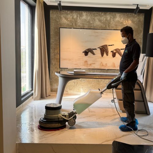 floor deep cleaning