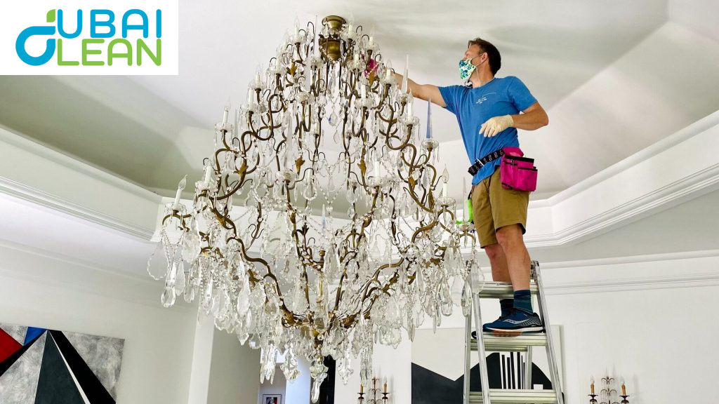 Chandelier Cleaning for Villas & Luxury Hotels in Dubai