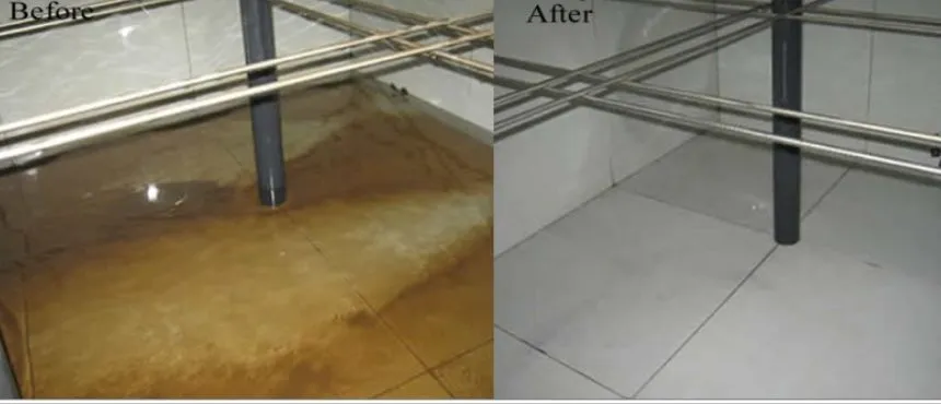 underground water tank deep cleaning