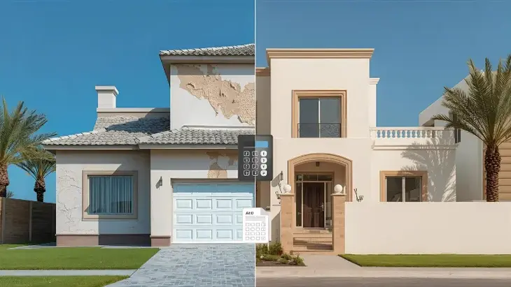 villa paiting services in front dcs