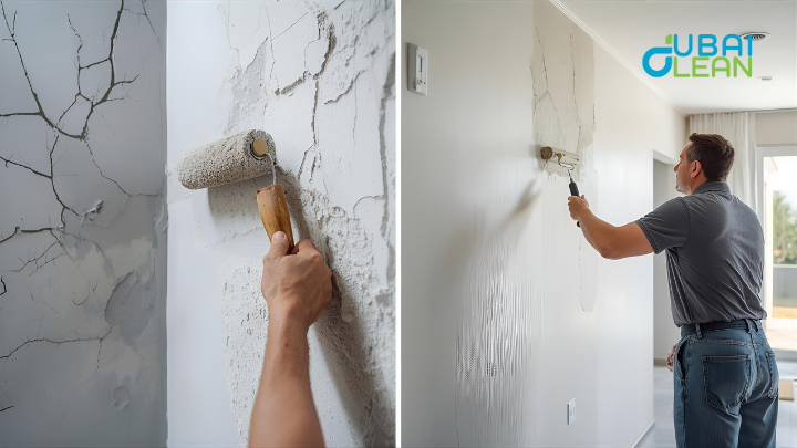 villa painting plus wall