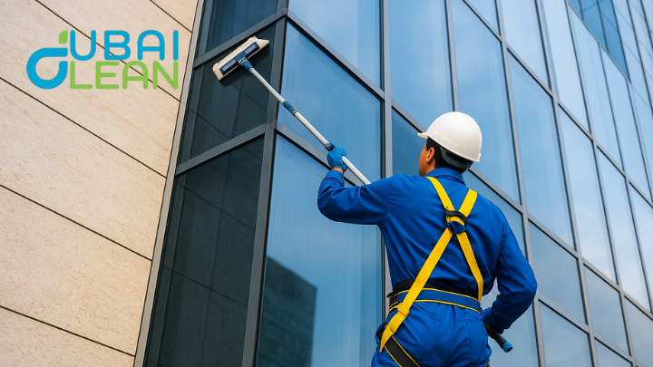 facade cleaning services in dubai, glass cleaning