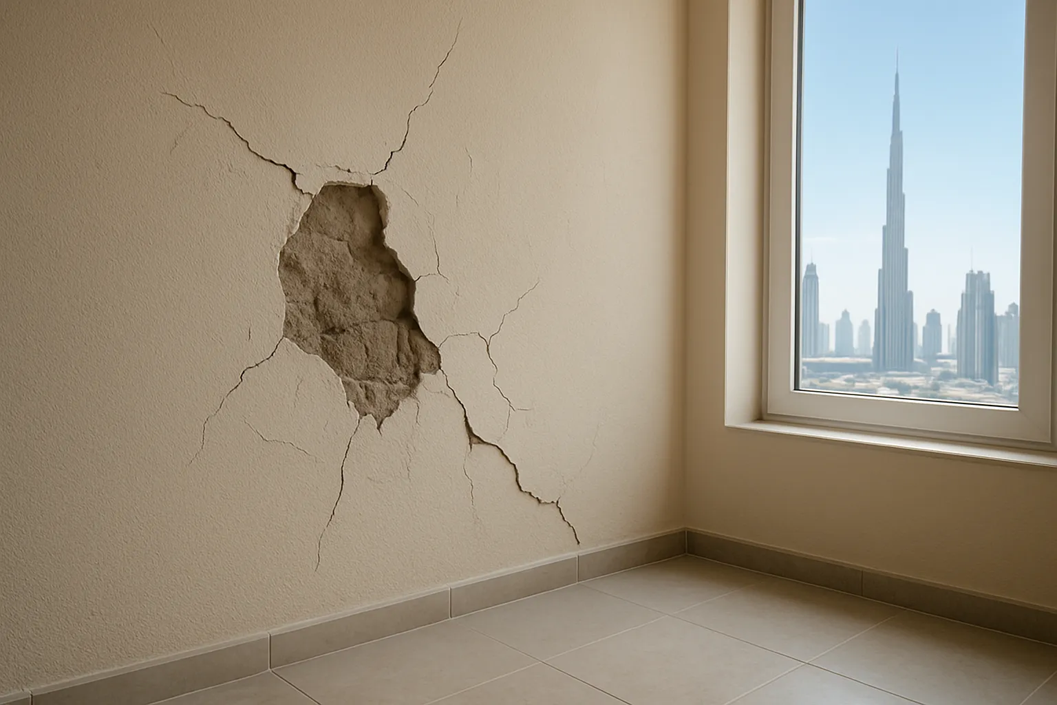Hidden Wall Damage in Dubai & How Paint Fixes It