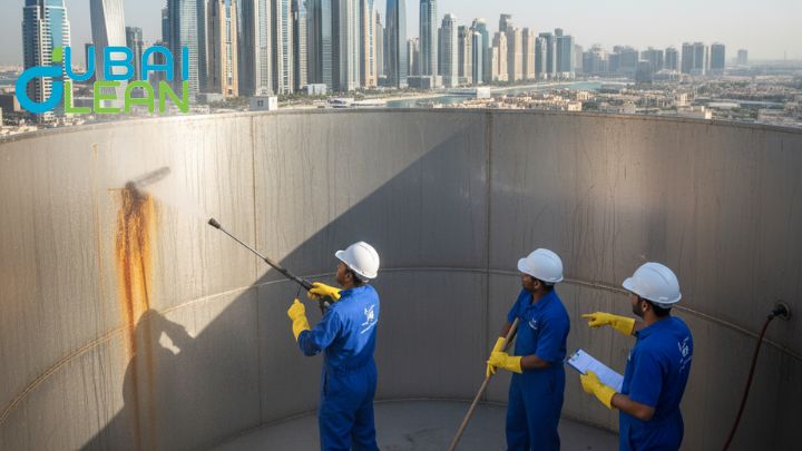 Steel Water Tank Cleaning & Maintenance in Dubai Marina |Complete Guide