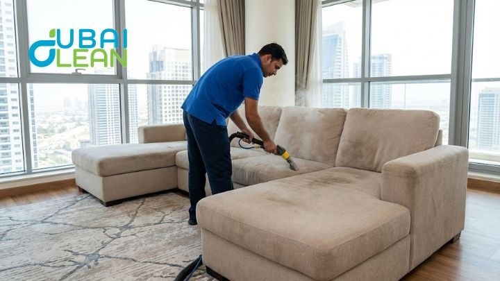 heavily used sofa cleaning