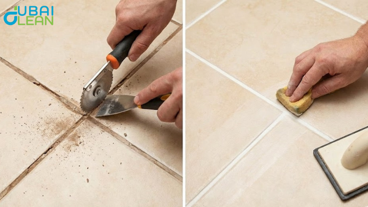 tile regrouting process