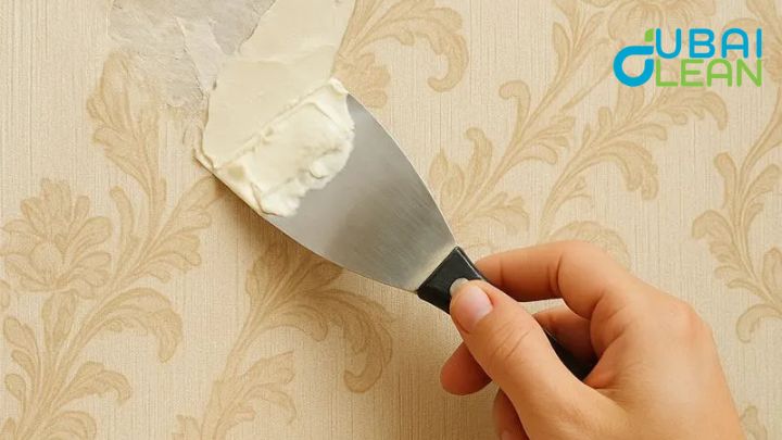 Torn wallpaper repair dubai