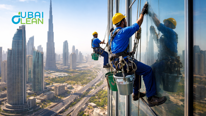 Skyscraper cleaning safety equipment