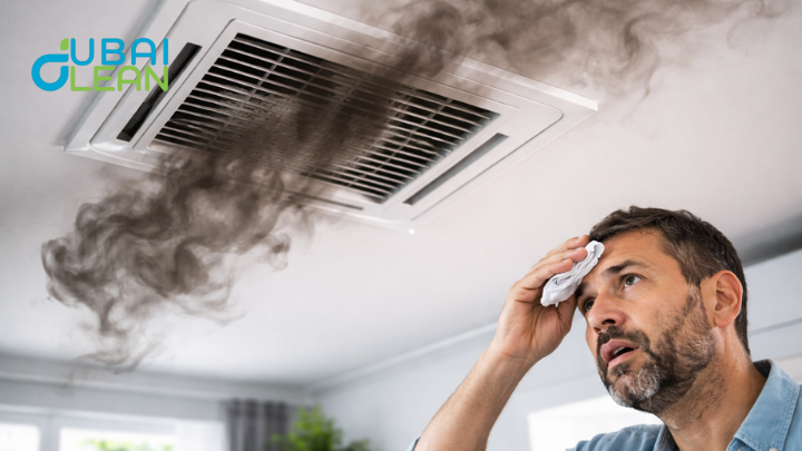 AC vent smells like burning