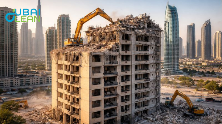 dubai building demolition