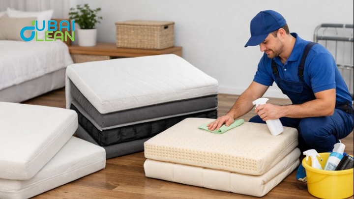 Foldable mattress showing comfort and support