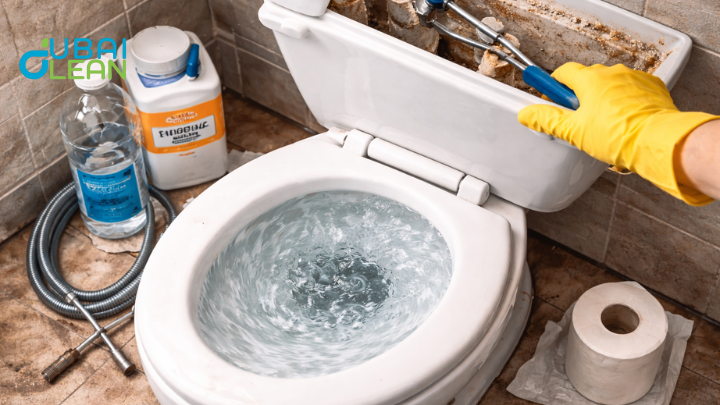 toilet flushing slowly